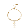 Pulseira Dupla Amor Pet Dourada