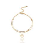 Pulseira Dupla Amor Pet Dourada