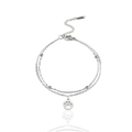 Pulseira Dupla Amor Pet Prata