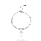 Pulseira Dupla Amor Pet Prata