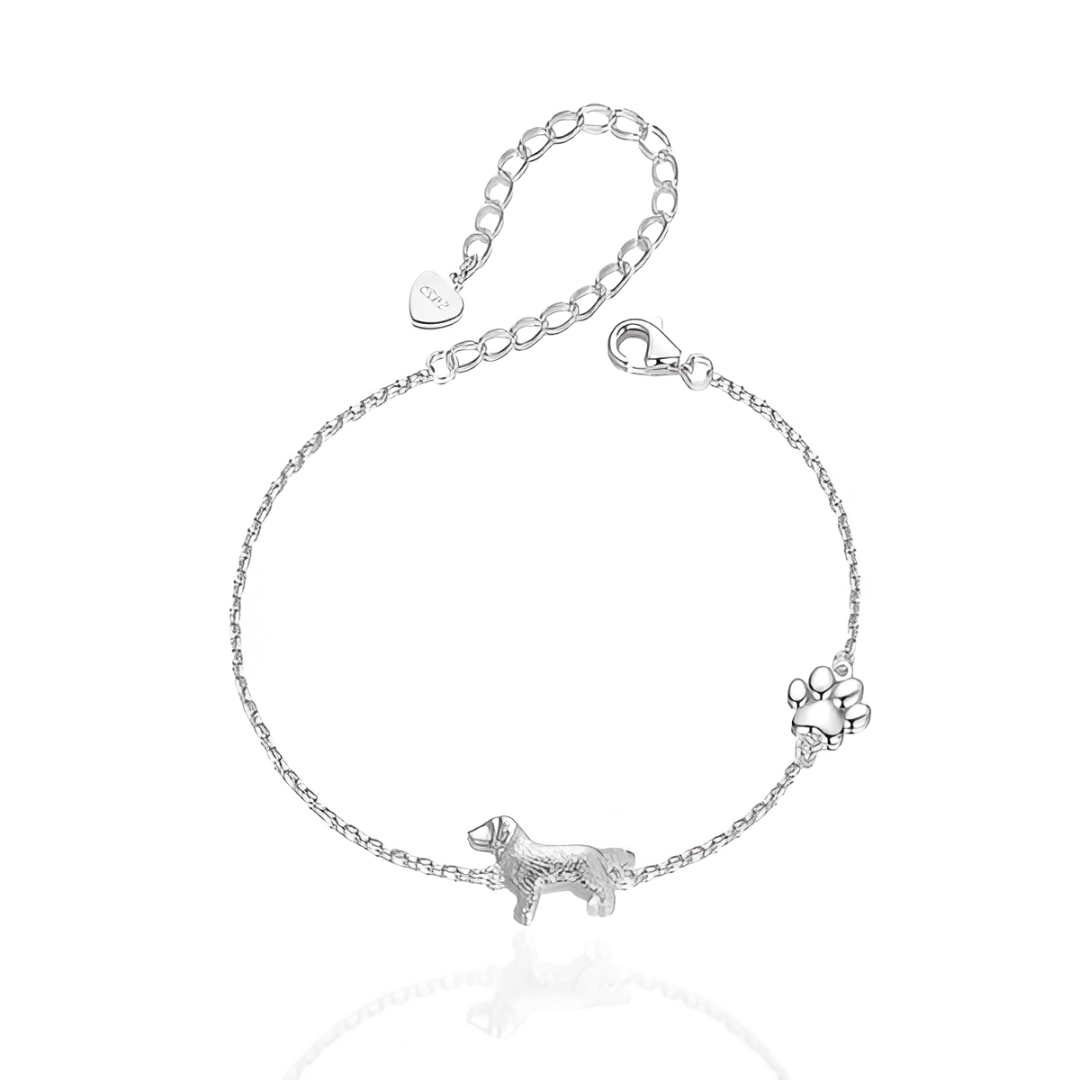 Pulseira Meu Cão Pastor Prata 925