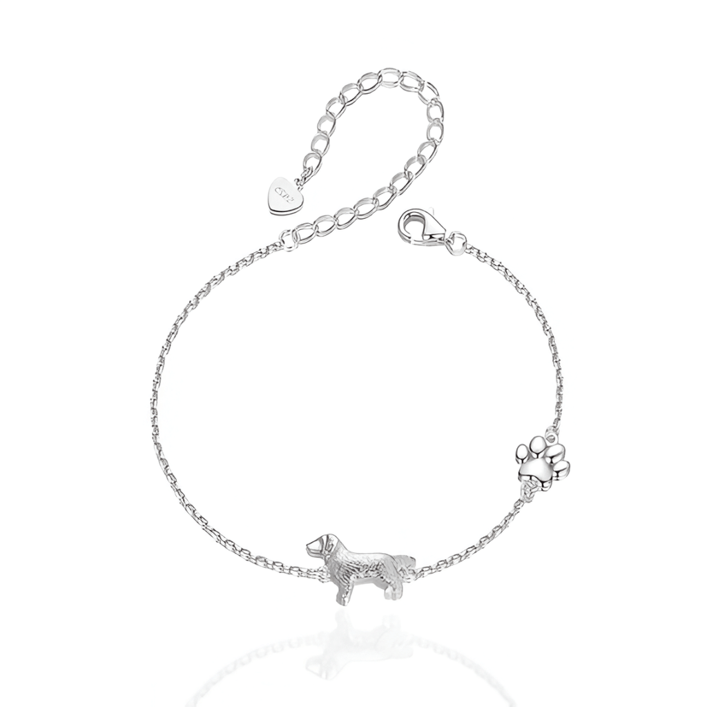Pulseira Meu Cão Pastor Prata 925