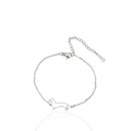 Pulseira Simples Meu Companheiro Salcicha Prata
