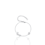 Pulseira Impressões de um Salsichinha Prata 925