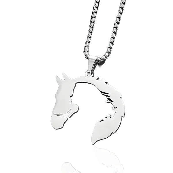 Conjunto Colar e Pingente um Só Corpo Prata